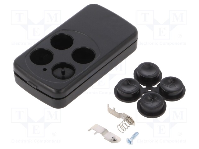 Enclosure: for remote controller; X: 35mm; Y: 65.5mm; Z: 13mm; ABS