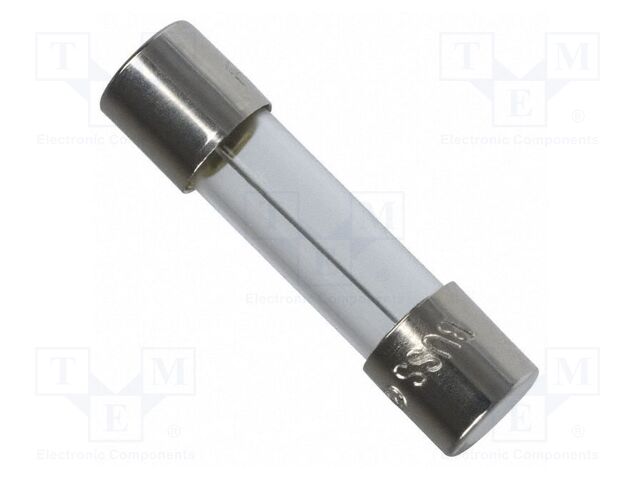 Fuse: fuse; quick blow; 10A; 250VAC; cylindrical,glass; 5x20mm
