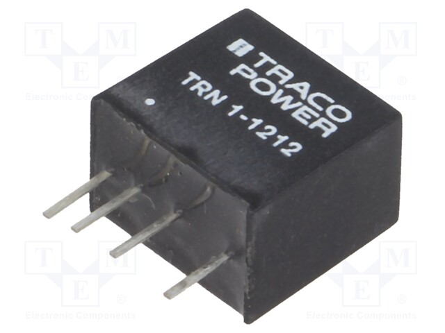 Converter: DC/DC; 1W; Uin: 9÷18V; 12VDC; Iout: 90mA; SIP; 2.1g; 100kHz
