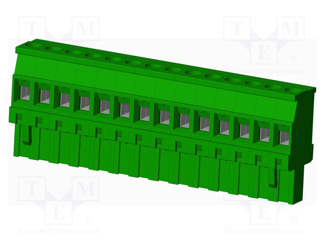 Connector: pluggable terminal block; plug; female; angled 90°