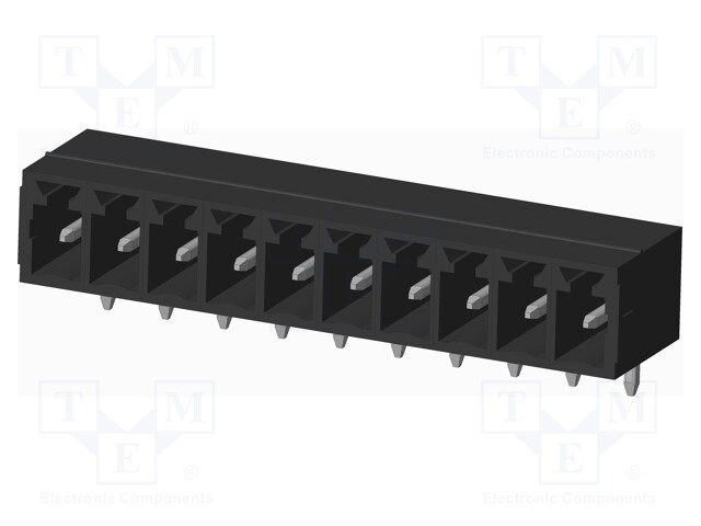 Connector: pluggable terminal block; socket; male; on PCBs