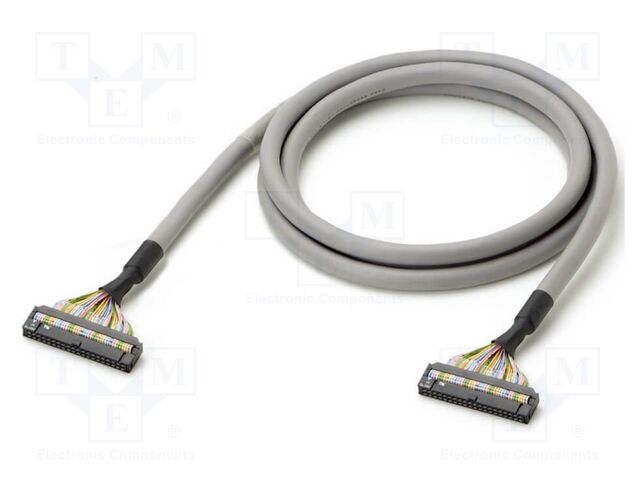 40pin MIL x2 connector x2; 0.3m; Standard: Omron