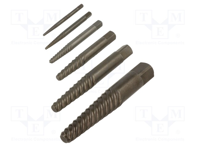 Screw extractor set