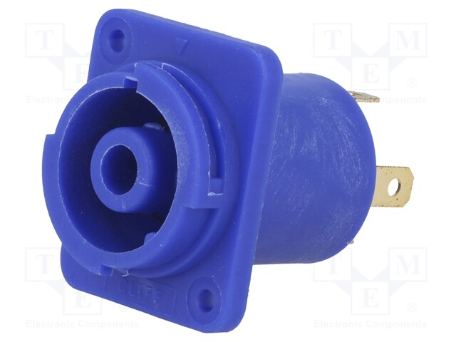 Socket; circular; CLIFFCON; PIN: 4; grounding contact; 20A; 120VAC