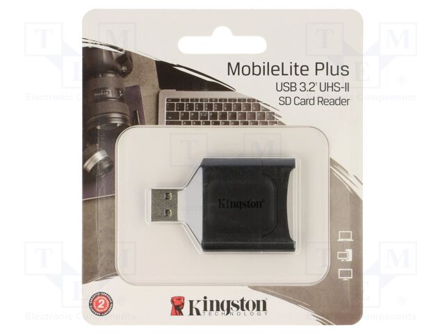 Card reader: memory; USB A; USB 3.2 Gen 1; SD,SDHC,SDXC; black