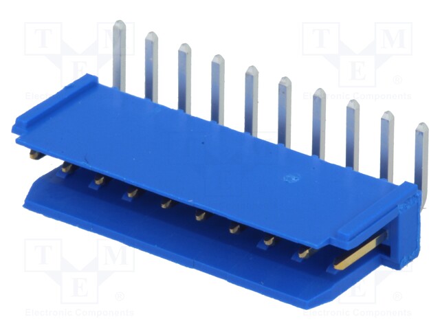 Socket; wire-board; male; PIN: 10; 2.54mm; THT; DUBOX; 3A; angled 90°