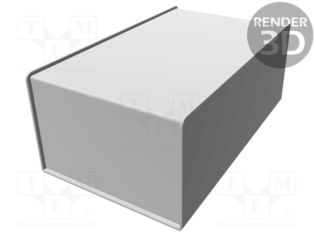 Enclosure: desktop; 1456; X: 152mm; Y: 254mm; Z: 102mm; aluminium