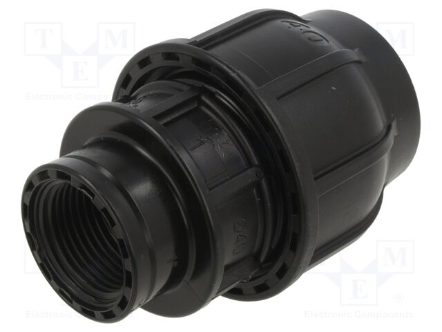 Splice terminal: clamping; Thread: G 1" internal; 40mm; Plast