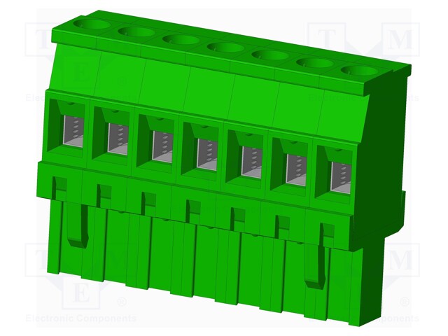 Connector: pluggable terminal block; plug; female; angled 90°