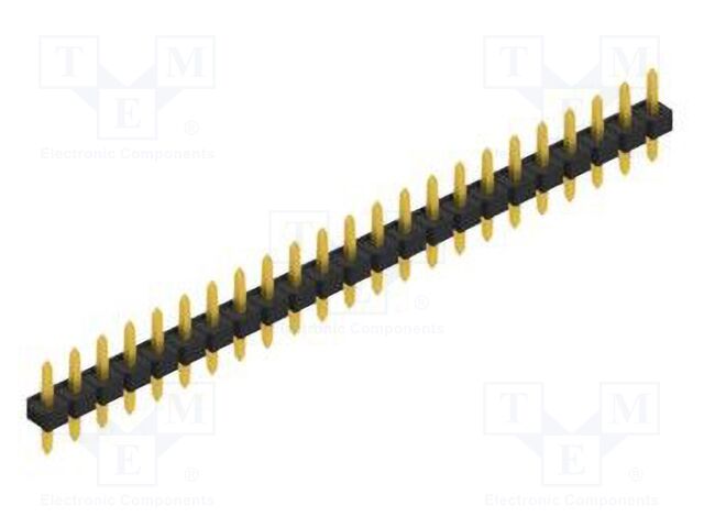 Connector: pin strips; pin header; male; PIN: 23; 2.54mm; THT; 1x23