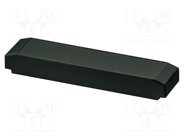 Upper housing; black; ICS25; X: 25mm; Y: 122.5mm; Z: 14.35mm