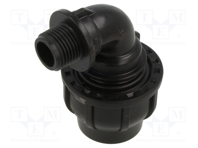 Splice terminal: clamping; Thread: G 1/2" external; 25mm; Plast