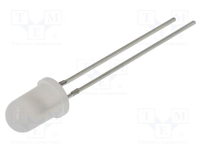 LED; orange; 5mm; 750÷1120mcd; 60°; Front: convex; 12VDC; -30÷85°C