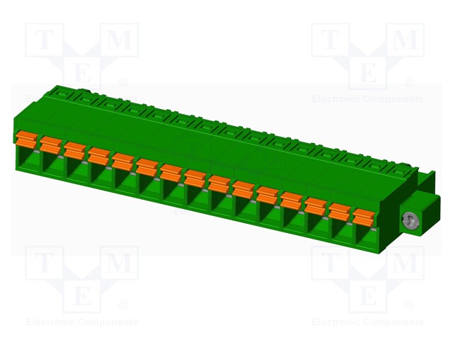 Connector: pluggable terminal block; plug; female; straight; 12A