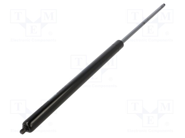 Gas spring; Thread: M8; E: 555mm; Øout: 21mm; Piston diam: 10mm; 200N