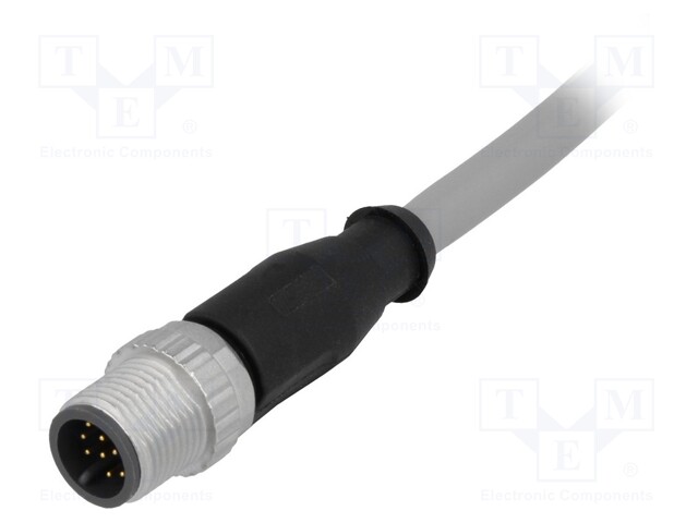 Plug; M12; PIN: 12; male; A code-DeviceNet / CANopen; 0.5m; cables