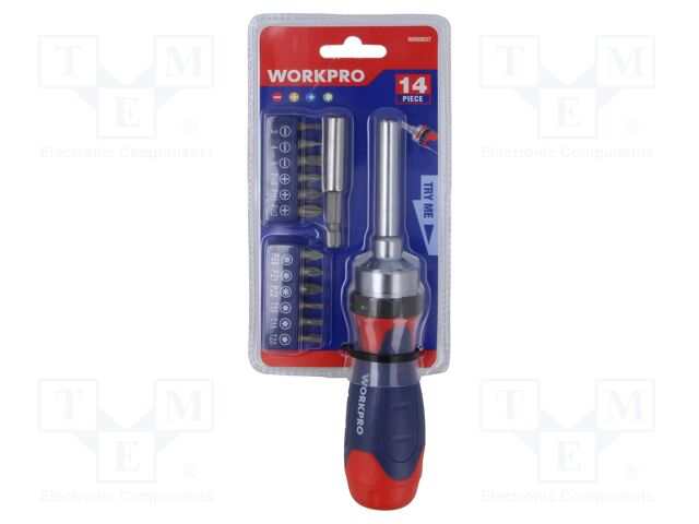Screwdrivers; Pcs: 13; Bit: Phillips,Pozidriv®,Torx®,slot