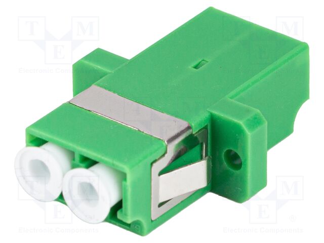 Transition: adapter; LC/APC,both sides; 9/125um; -40÷85°C