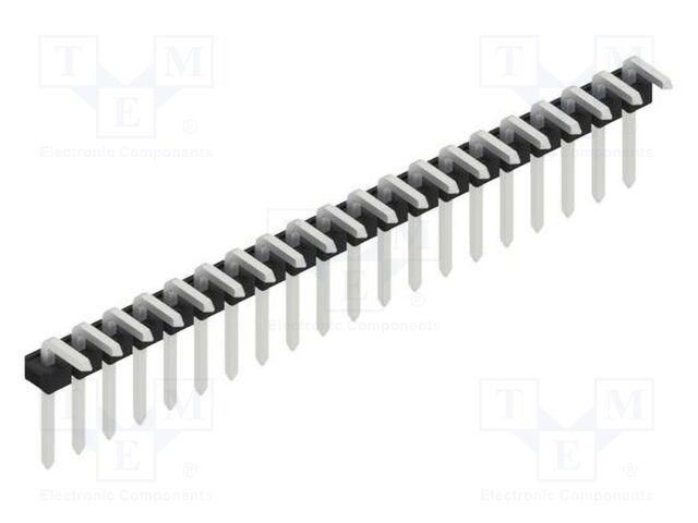 Connector: pin strips; pin header; male; PIN: 20; 2.54mm; THT; 1x20