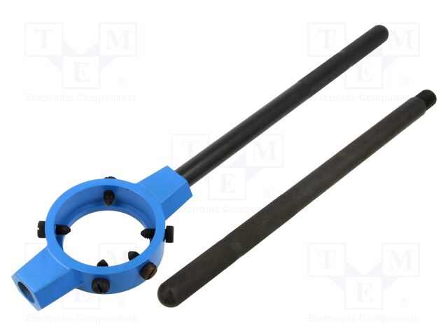 Diestock; Grip capac: MF27-MF36; L: 630mm; Thk: 18mm; zinc alloy