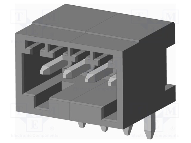 Connector: pluggable terminal block; socket; male; on PCBs