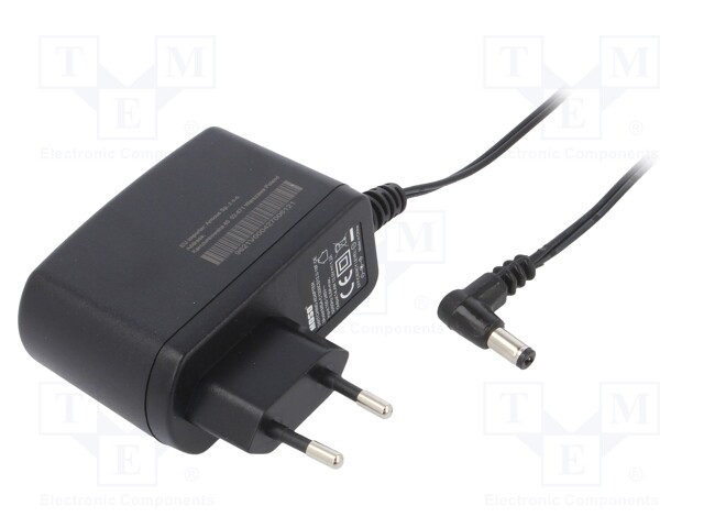 Power supply: switched-mode; 12VDC; 1.25A; Out: 5,5/2,1; 15W