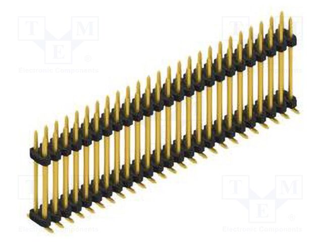Connector: pin strips; pin header; male; PIN: 50; 2mm; SMT; 2x25