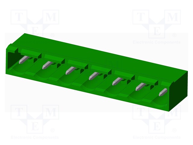 Connector: pluggable terminal block; socket; male; angled 90°