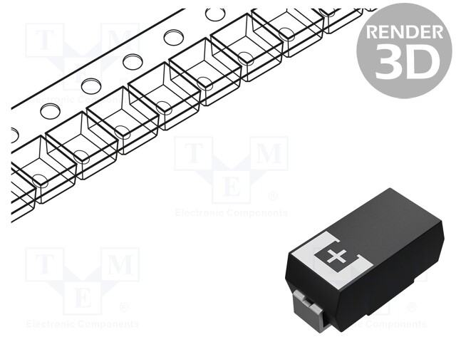 Capacitor: polymer; 330uF; 10VDC; ESR: 25mΩ; TPE; SMD; ±20%