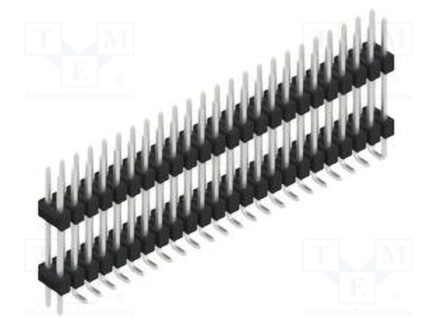 Connector: pin strips; pin header; male; PIN: 48; 2.54mm; SMT; 2x24