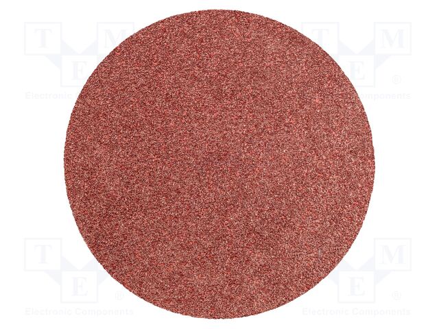 Cleaning cloth: sandpaper; Granularity: 40; Mounting: bur; Ø125mm