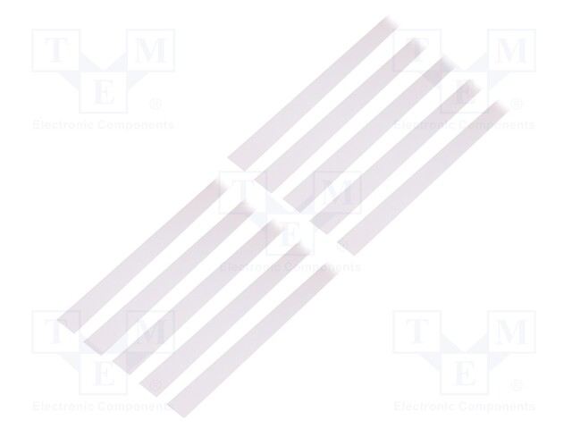 Cover for LED profiles; white; 1m; Kind of shutter: E; slide