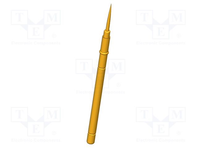 Test needle; Operational spring compression: 4mm; 5A; Ø: 0.7mm
