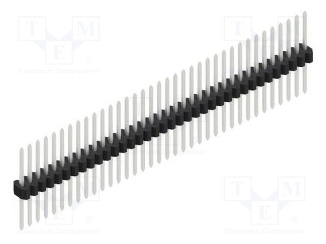 Connector: pin strips; pin header; male; PIN: 36; 1.27mm; THT; 1x36