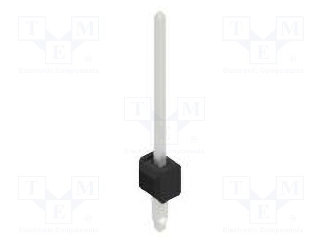 Connector: pin strips; pin header; male; PIN: 1; 2.54mm; THT; 1x1