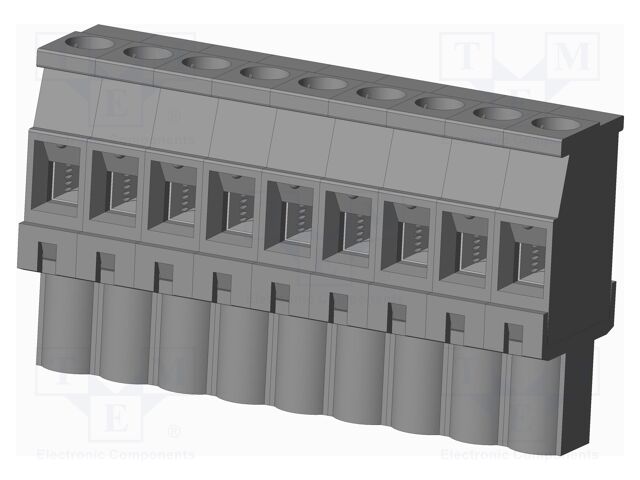 Connector: pluggable terminal block; plug; female; angled 90°