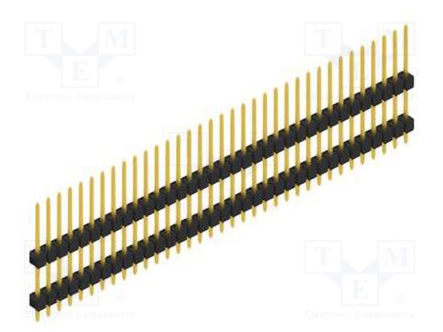 Connector: pin strips; pin header; male; PIN: 35; 2.54mm; THT; 1x35