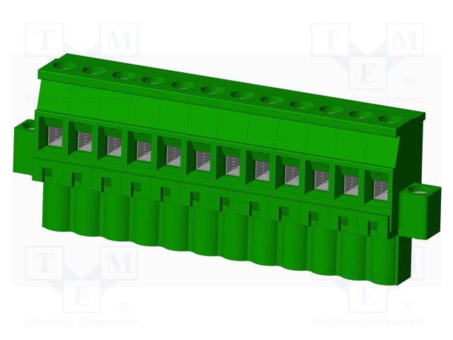 Connector: pluggable terminal block; plug; female; angled 90°