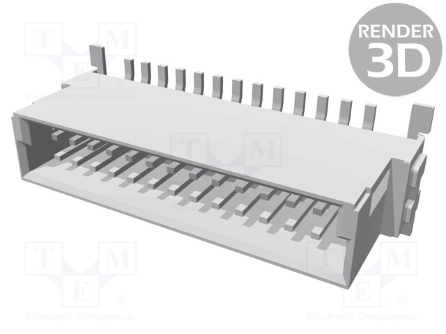 Connector: PCB to PCB; male; PIN: 26; 1.27mm; Series: har-flex; 2.3A