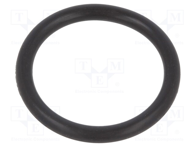 O-ring gasket; FPM; D: 3mm; Øint: 23mm; black; -20÷200°C