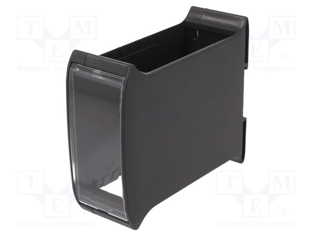 Enclosure: for DIN rail mounting; ABS