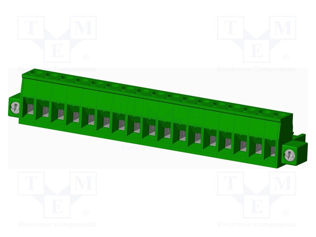 Connector: pluggable terminal block; plug; female; straight; 12A
