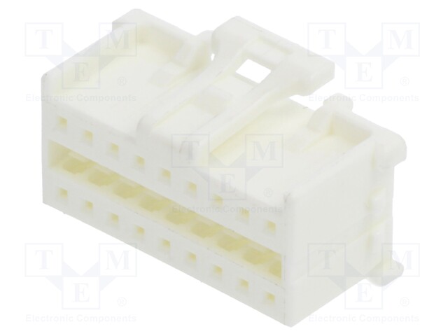 2.0 WtB Dual Conn Dip Rec Hsg 18Ckt