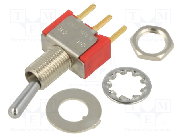 SWITCH, TOGGLE, SPDT, 5A, 120VAC, 28VDC