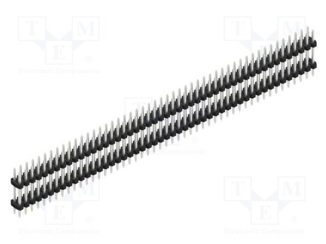 Connector: pin strips; pin header; male; PIN: 98; 2mm; THT; 2x49