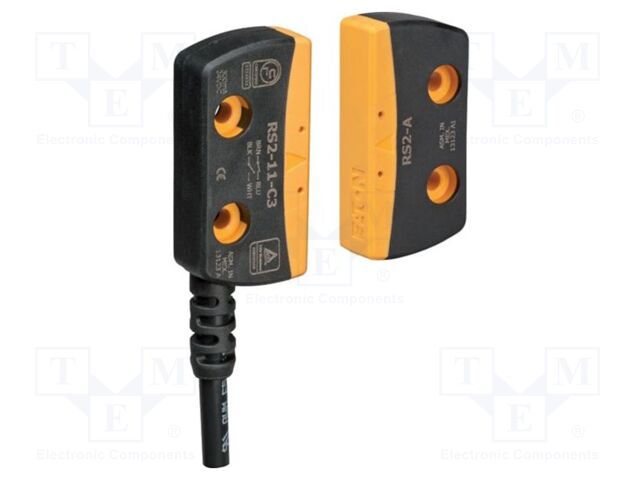 Safety switch: magnetic; RS2; NC x2; IP67; -10÷55°C; max.24VDC; 8mm