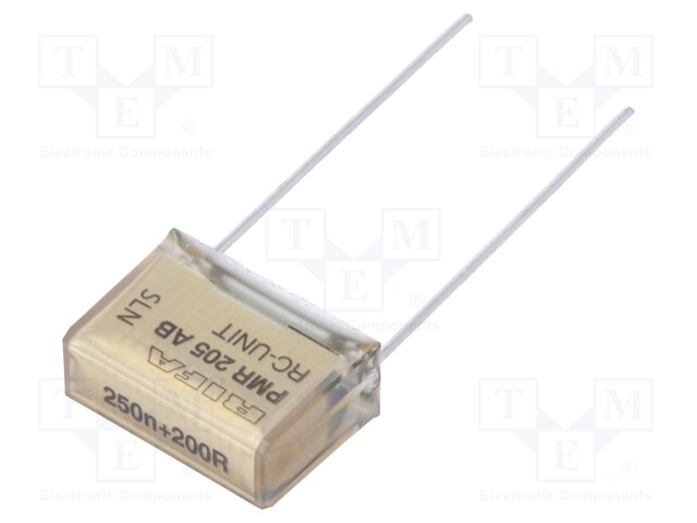 Capacitor: paper; X2; 250nF; 125VAC; 15.2mm; ±20%; THT; 250VDC