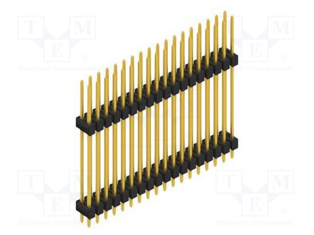 Connector: pin strips; pin header; male; PIN: 36; 2.54mm; THT; 2x18