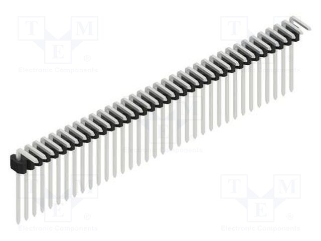 Connector: pin strips; pin header; male; PIN: 35; 1.27mm; THT; 1x35