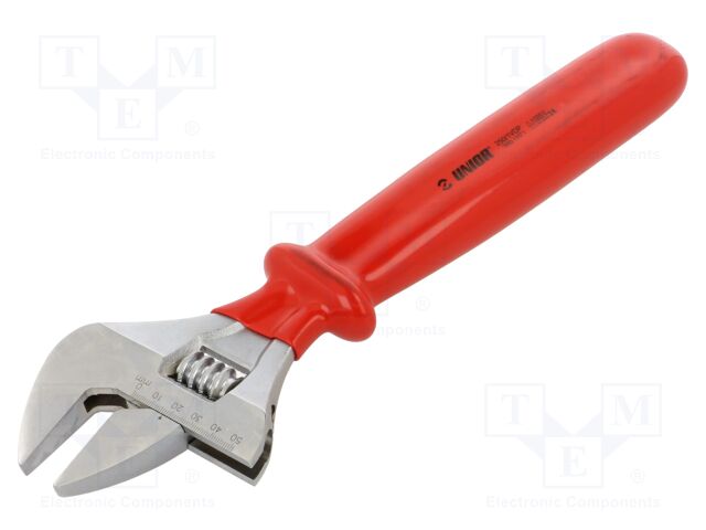 Wrench; insulated,adjustable; 390mm; Max jaw capacity: 50mm